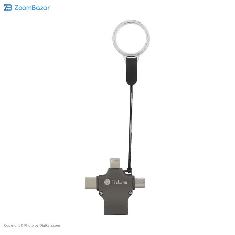 مبدل USB2 به USB-C / micro USB / لایتنینگ پرووان مدل PCO04 — تصویر ۵