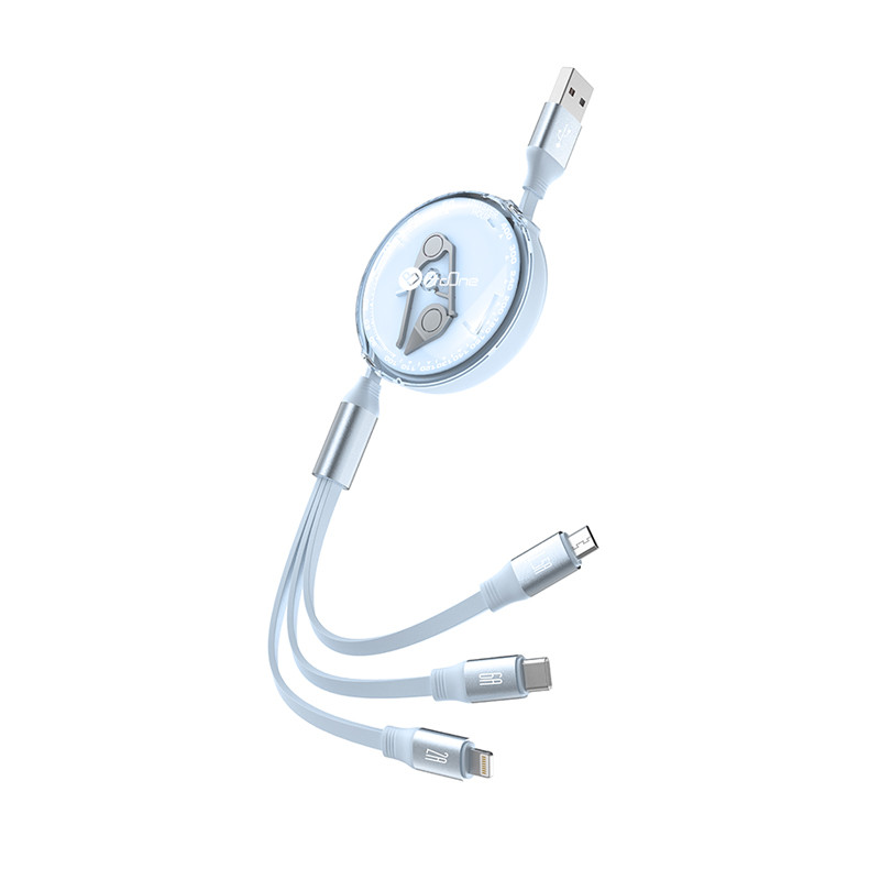 کابل تبدیل USB به USB-C / microUSB / لایتنینگ پرووان مدل PCC118R — تصویر ۴