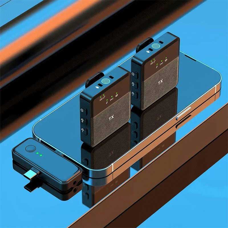 میکروفون یقه ای بیسیم TX مدل SX31 (دو کاربره) — تصویر ۵