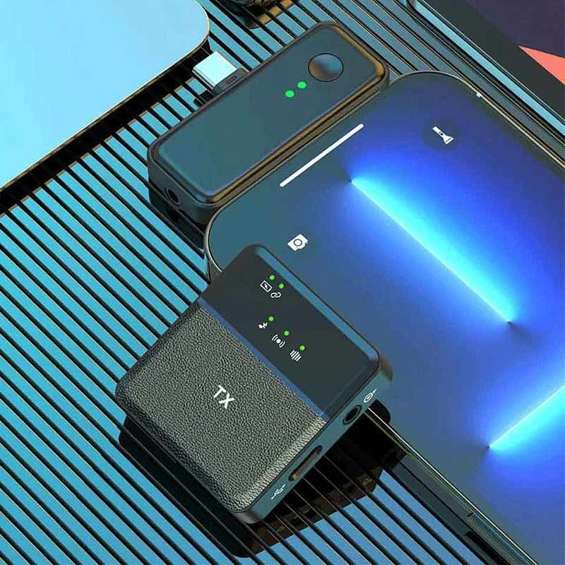 میکروفون یقه ای بیسیم TX مدل SX31 (دو کاربره) — تصویر ۸