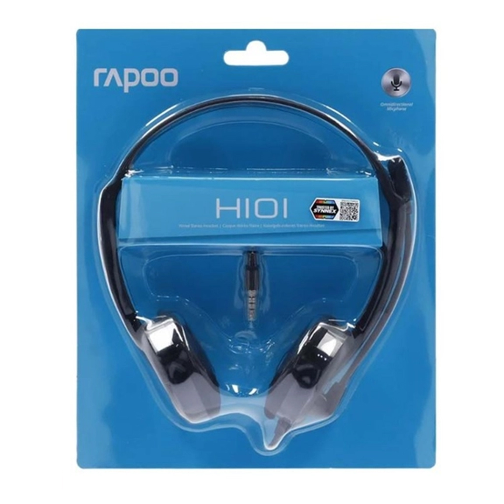 هدست رپو مدل RAPOO H101 مشکی — تصویر ۵