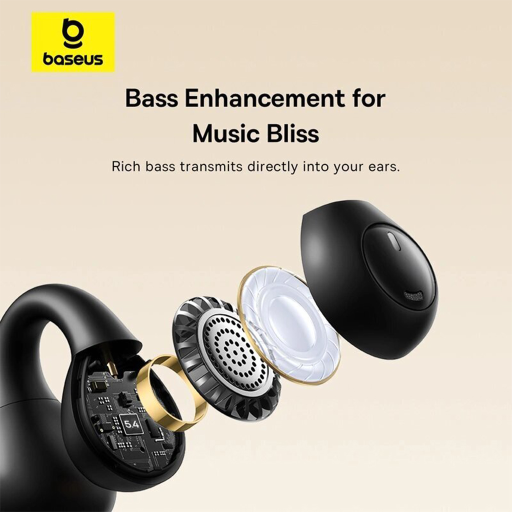 هندزفری بلوتوث بیسوس مدل BASEUS BASS 15 CLIP OPEN-EAR — تصویر ۷