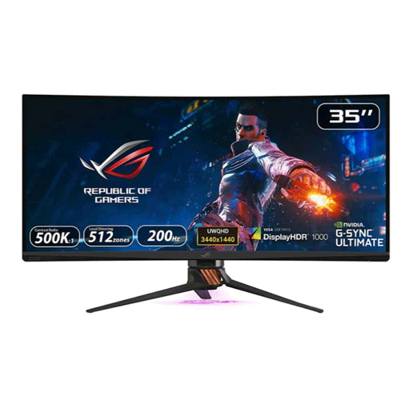 مانیتور گیمینگ ایسوس مدل ASUS ROG SWIFT PG35VQ سایز 35 اینچ رنگ مشکی