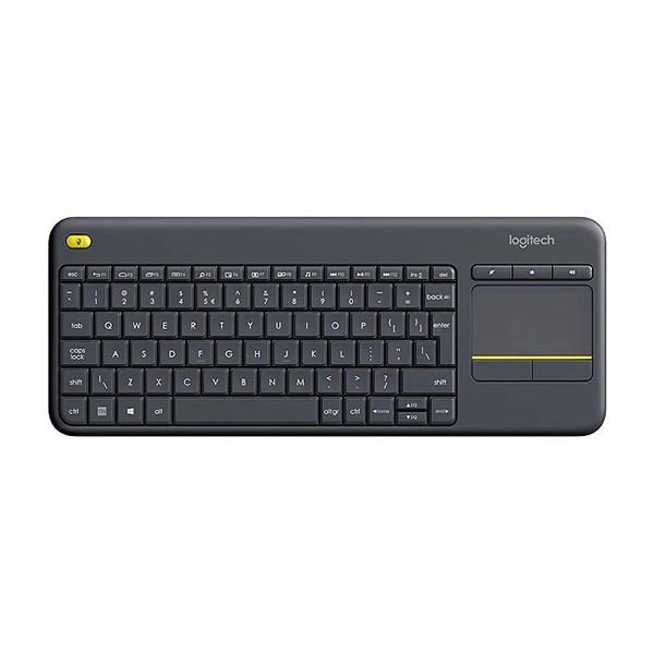 کیبورد بی سیم لاجیتک مدل LOGITECH K400 PlUS رنگ مشکی