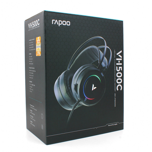 هدست گیمینگ رپو مدل RAPOO VH500C رنگ مشکی — تصویر ۴
