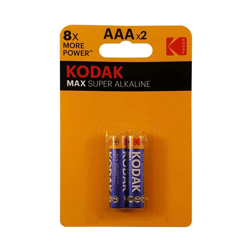 باتری نیم قلمی کداک مدل Max Super Alkaline بسته ۲ عددی |بصیر رایانه