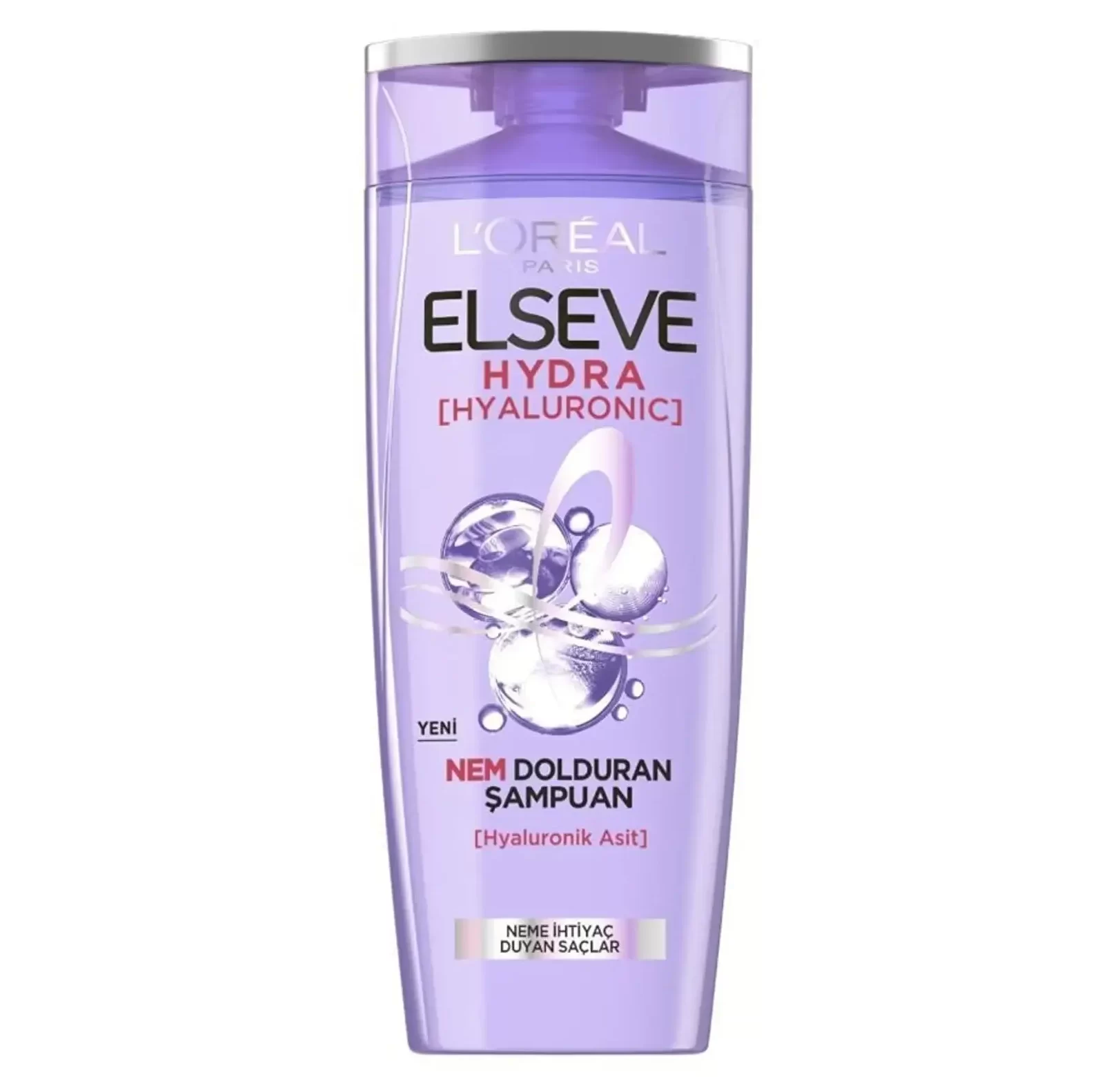 شامپو لورال Loreal مرطوب کننده و آبرسان موهای خشک مدل Hydra Hyaluronic حجم 300 میل — تصویر ۳