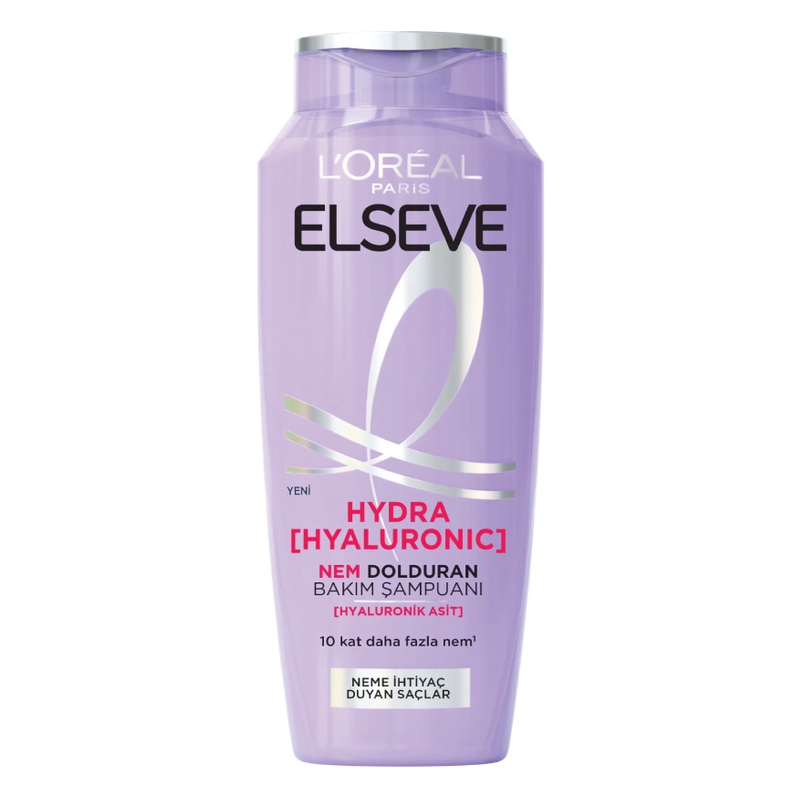 شامپو لورال Loreal مرطوب کننده و آبرسان موهای خشک مدل Hydra Hyaluronic حجم 300 میل