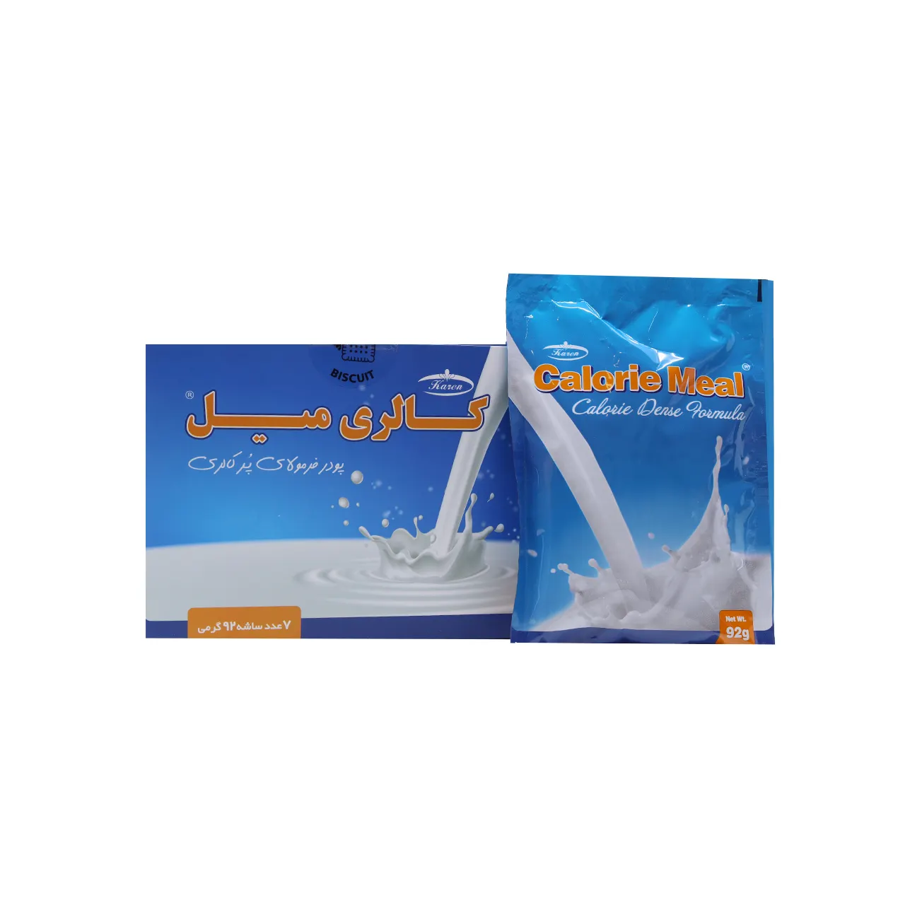 پودر کالری میل بیسکوییتی کارن 7 ساشه