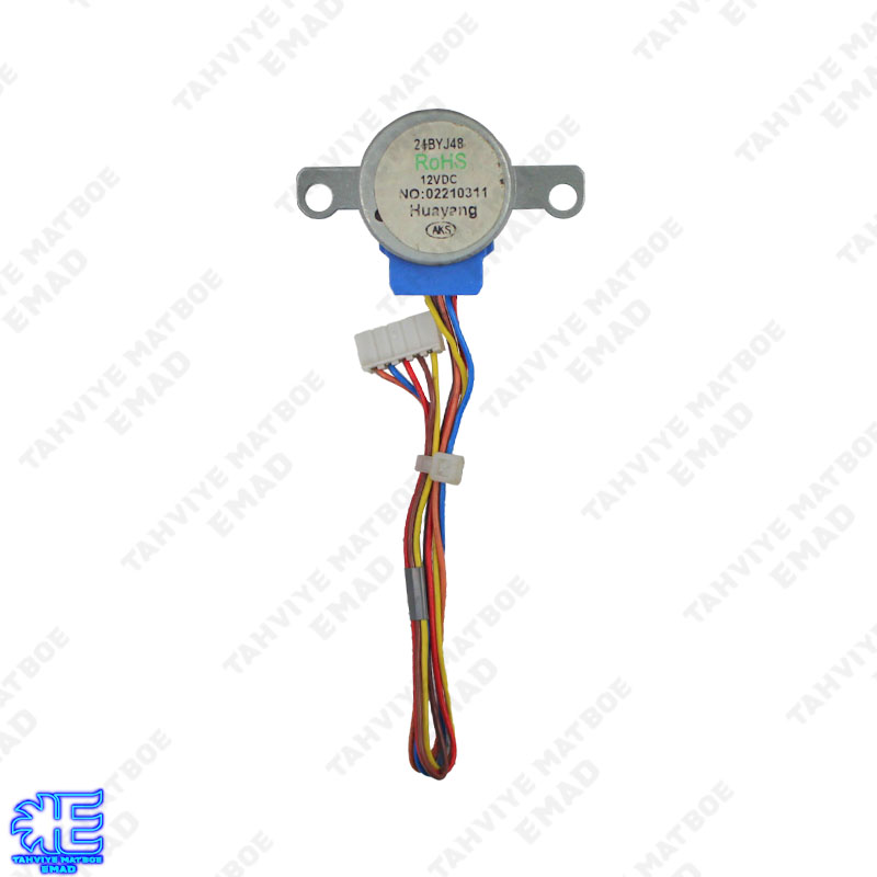 موتور سوئینگ کولرگازی استوک RoHS_Huayang_24BYJ48_02210311
