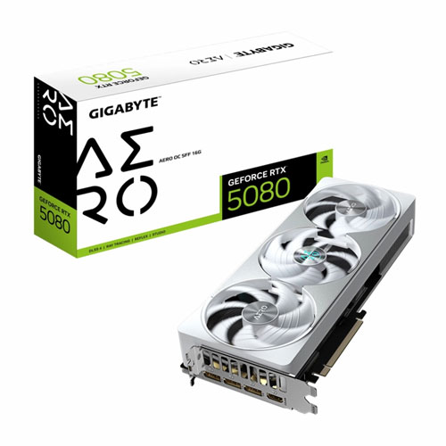 کارت گرافیک گیگابایت GeForce RTX 5080 AERO OC SFF 16G