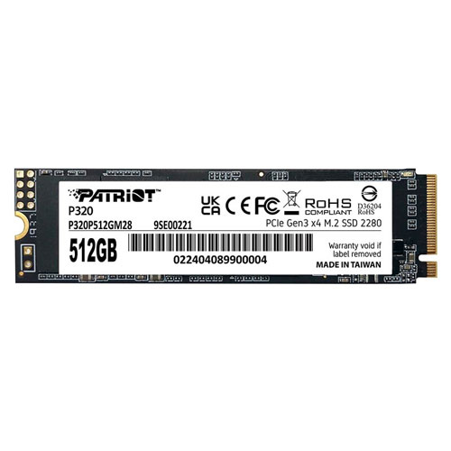 حافظه SSD پاتریوت Patriot P320 512GB M.2 — تصویر ۲