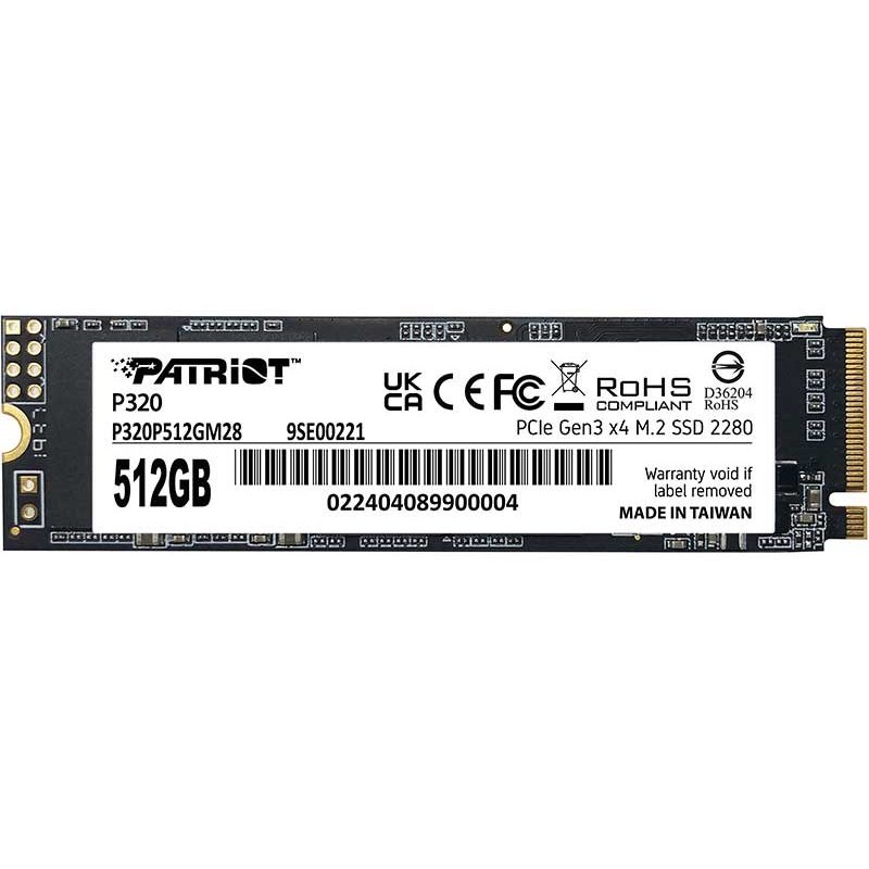 حافظه SSD پاتریوت Patriot P320 512GB M.2 — تصویر ۵