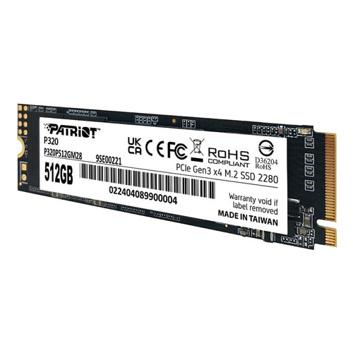 حافظه SSD پاتریوت Patriot P320 512GB M.2 — تصویر ۳