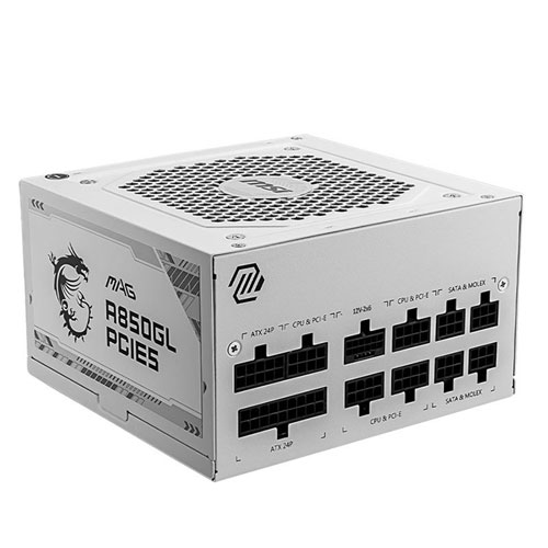 پاور ام اس آی MSI MAG A850GL PCIE5 White Gold 850W