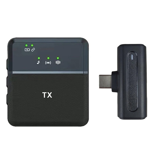 میکروفون بی سیم یقه ای SX8 Type-C Dual — تصویر ۲