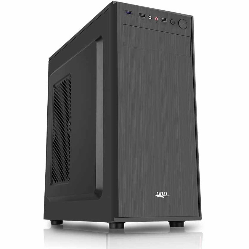 کیس کامپیوتر اوست Henza Mid Tower مشکی — تصویر ۲