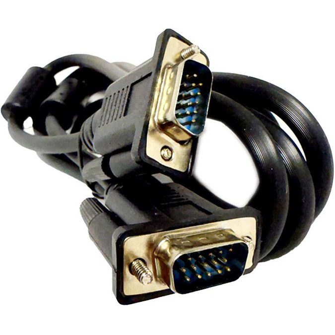 کابل VGA اورجینال 1.5 متری 5+3 سر سوکت مشکی