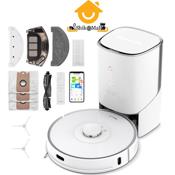 جارو برقی رباتیک هوشمند سنکور مدل SRV-9385WH — تصویر ۳