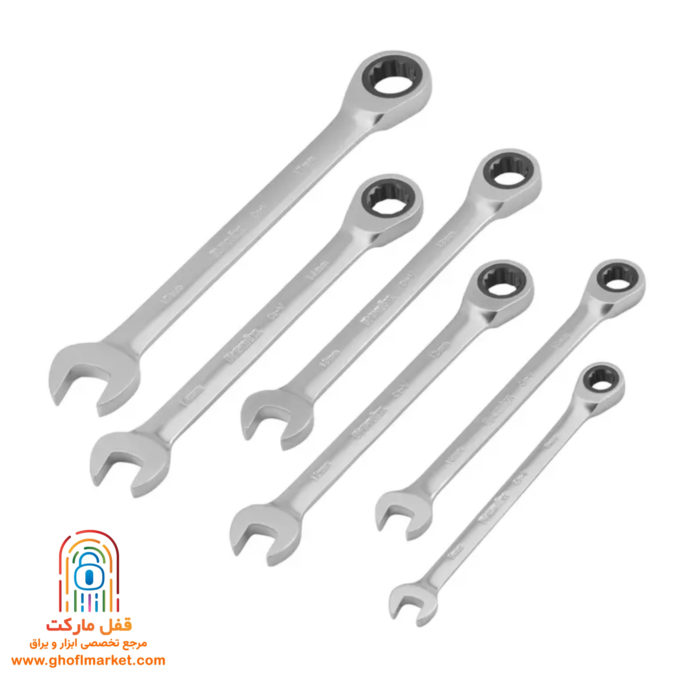 ست آچار جغجغه رونیکس مدل RH-2173