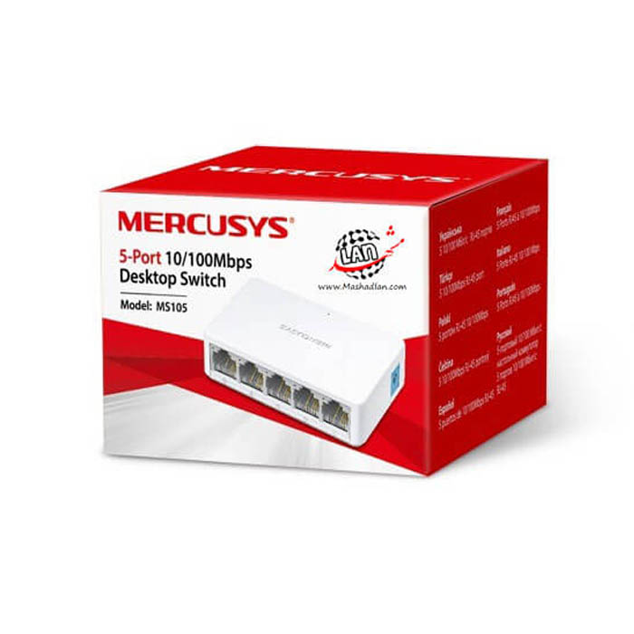 سوییچ 5 پورت مرکوسیس MERCUSYS MS105 — تصویر ۳