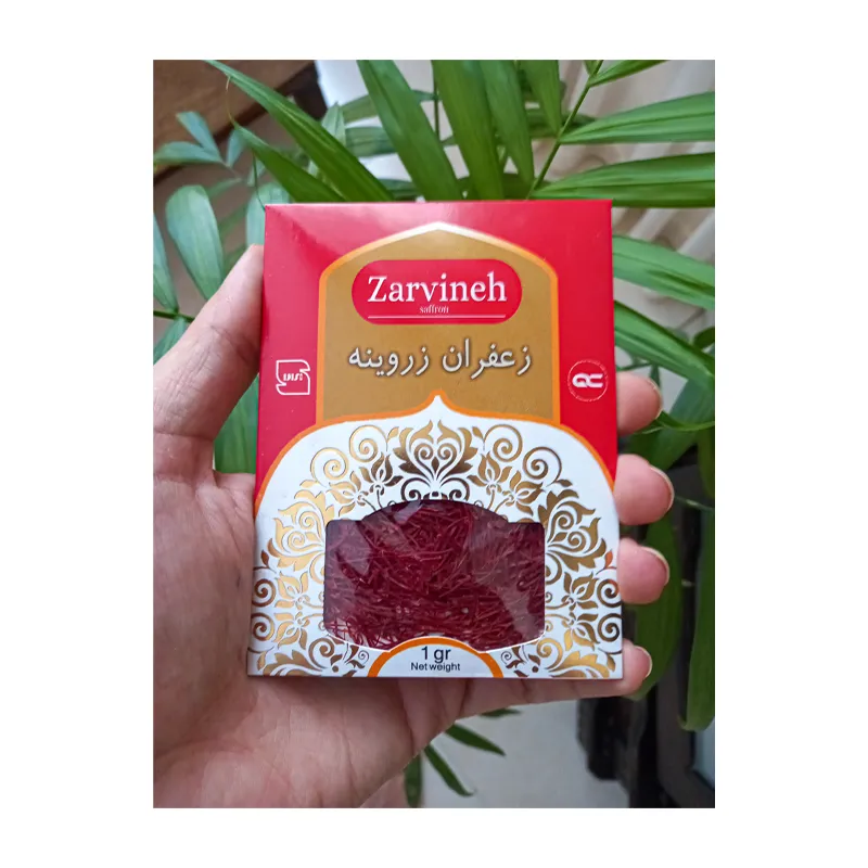زعفران نگین زروینه – 1 گرم — تصویر ۳