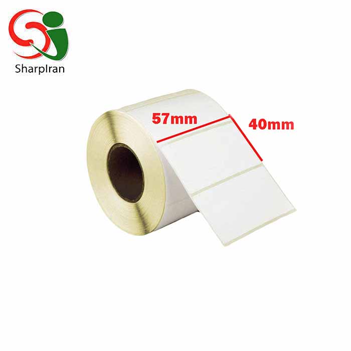 لیبل حرارتی سایز 57*40 میلیمتر