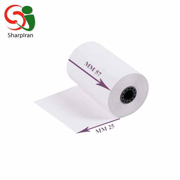 رول کاغذ حرارتی 57 میلیمتری آزمایشگاهی