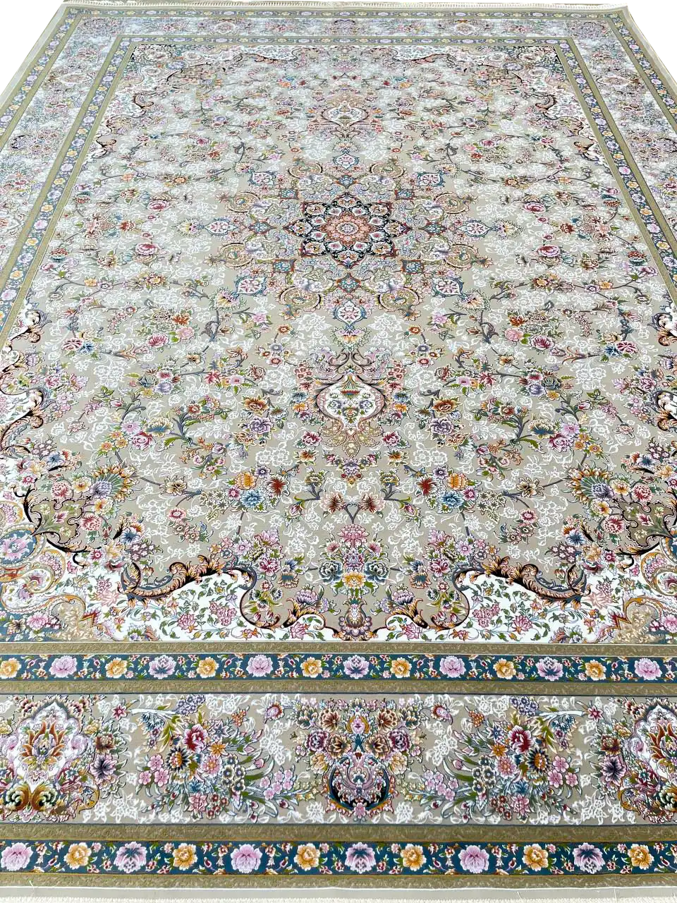 فرش طرح درسا 1200 شانه گل برجسته کد 1830 — تصویر ۶