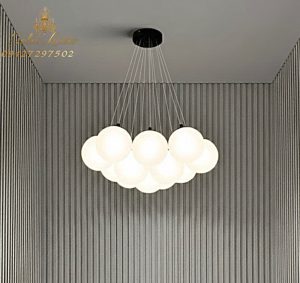 آویز مدرن مولکولی خوشه ای بدنه مشکی