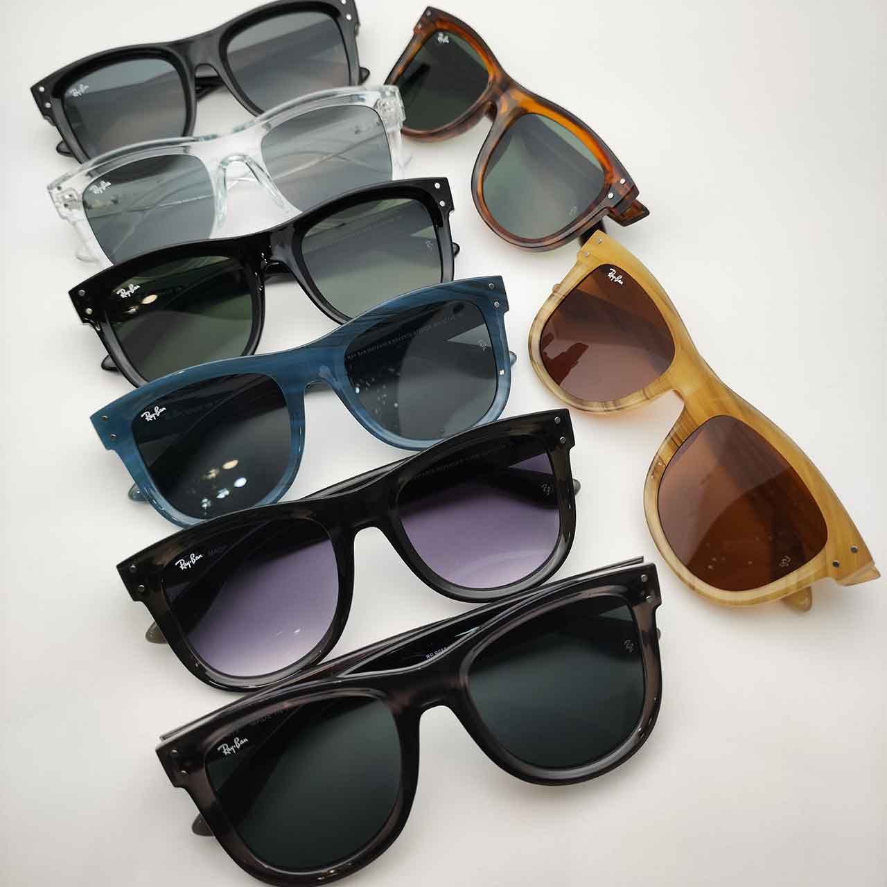 عینک آفتابی ری بن ریورس سایز بزرگ کد Rayban R501