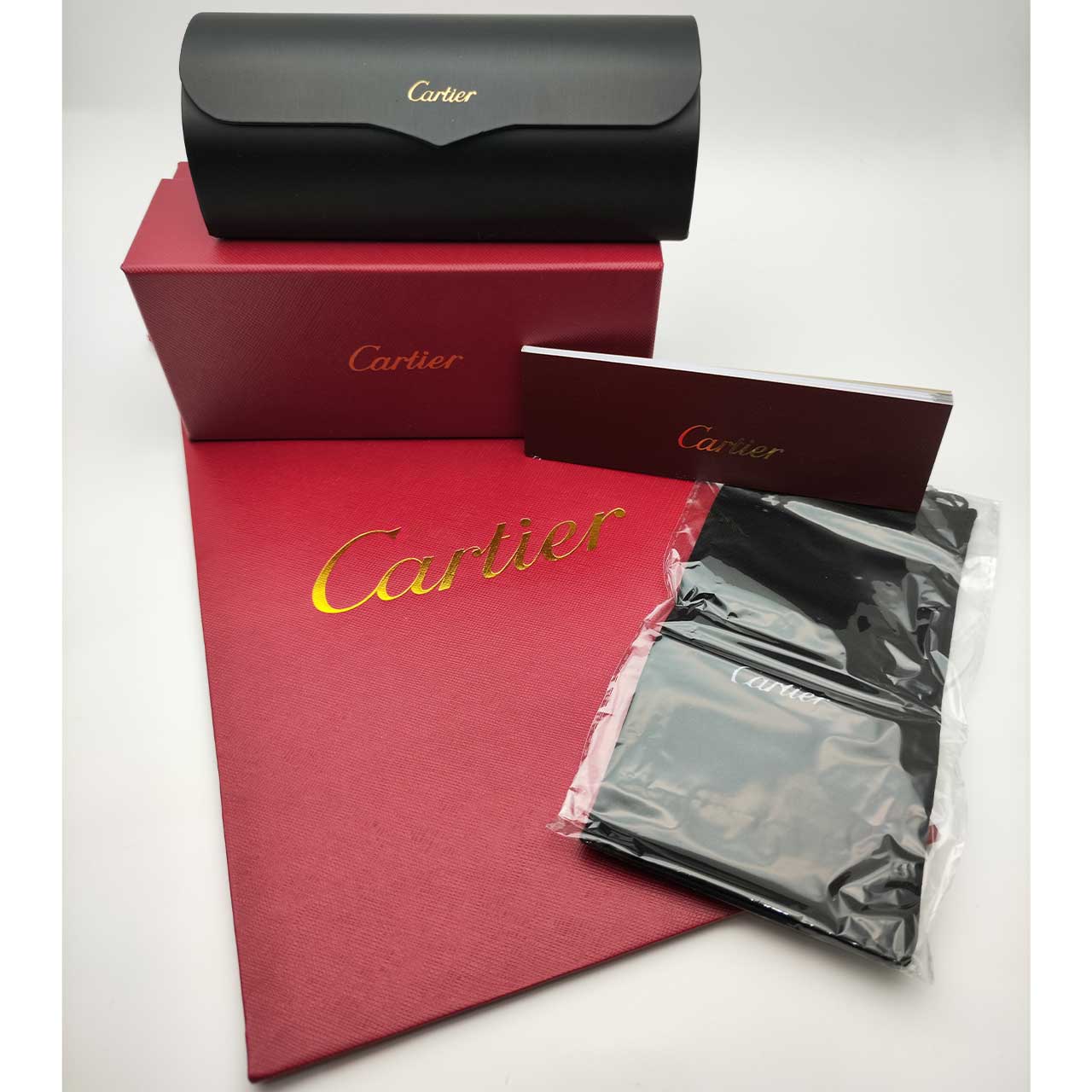 همکاری قاب عینک اورجینال کارتیر Cartier Ctb2 — تصویر ۳