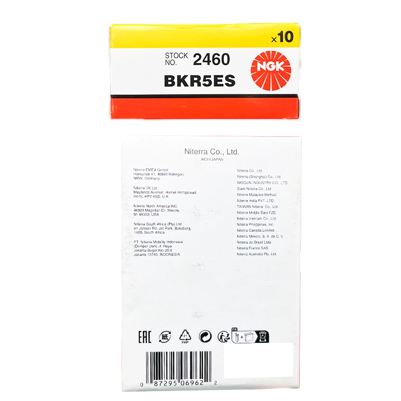 شمع تک پلاتین کد حرارتی ۵ BKR5ES-2460 ان جی کا ژاپن — تصویر ۵