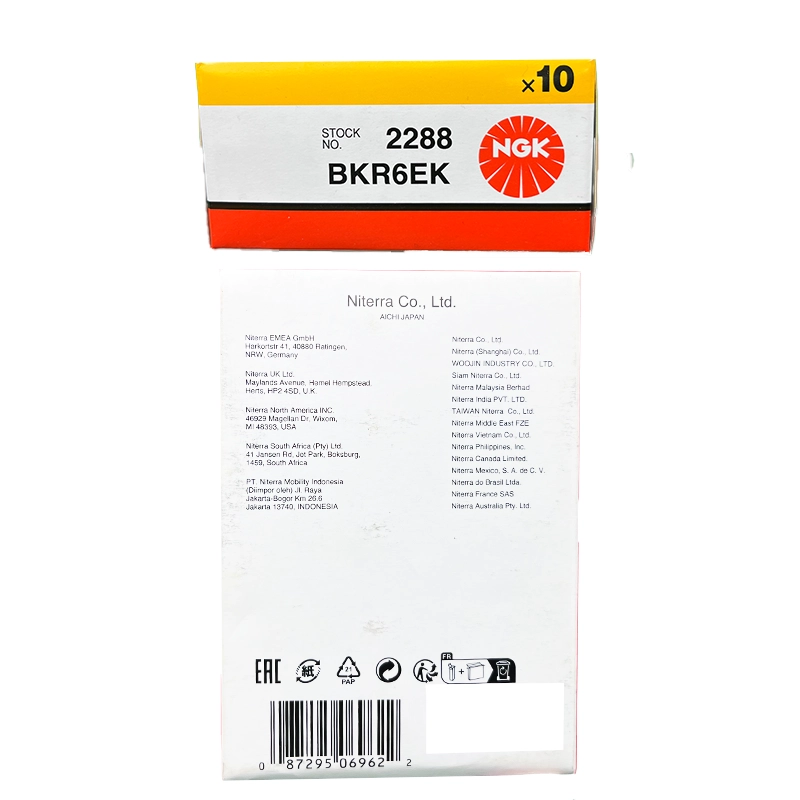 شمع دو پلاتین BKR6EK-2288 ان جی کا ژاپن — تصویر ۳