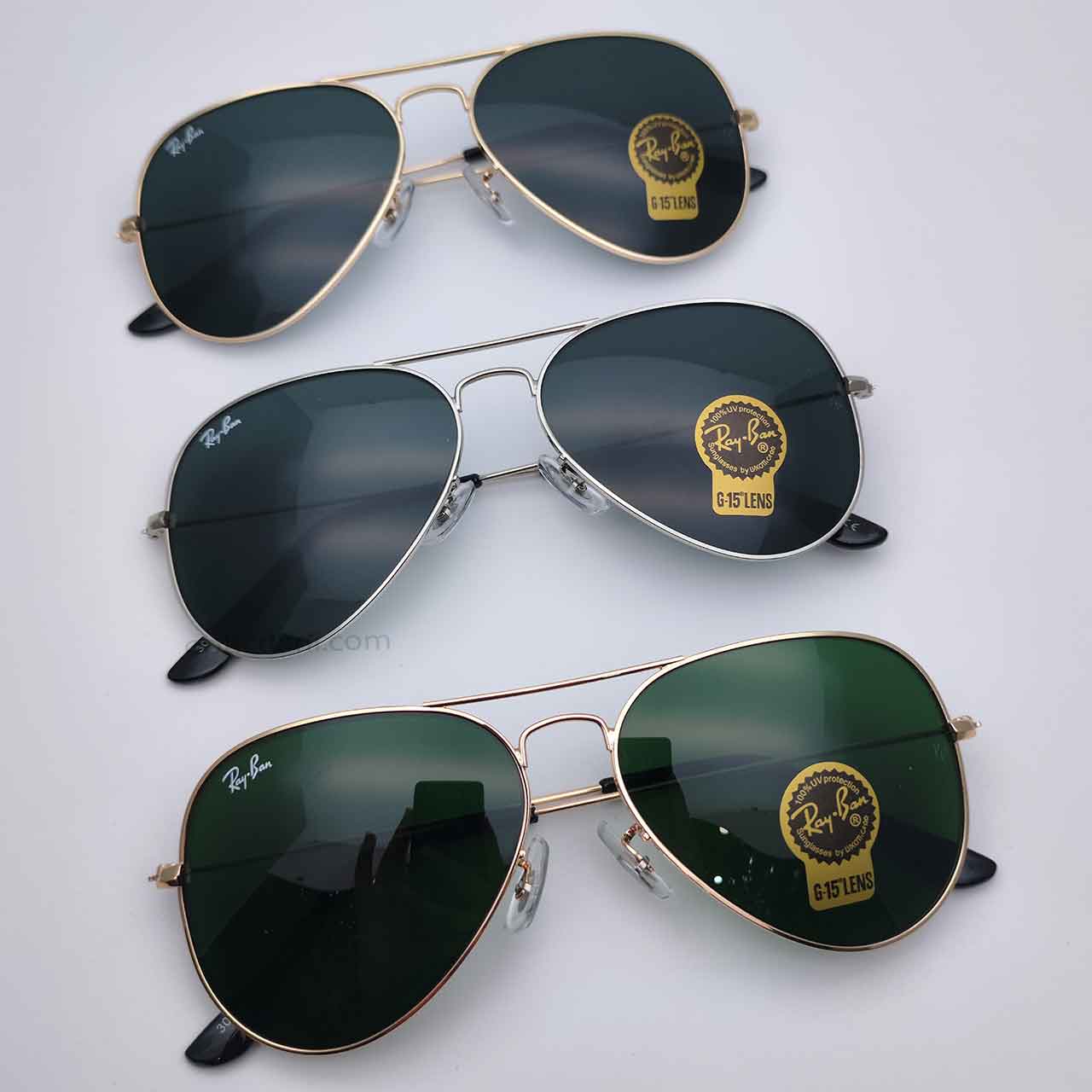 همکاری عینک آفتابی ری بن کد Rayban 3025