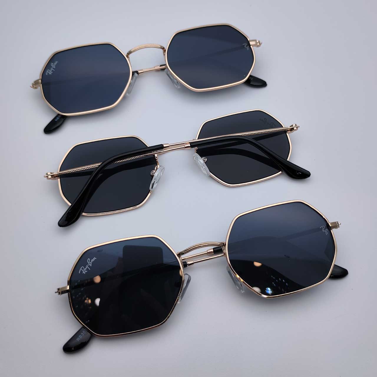 همکاری عینک آفتابی ری بن کد Rayban 3556