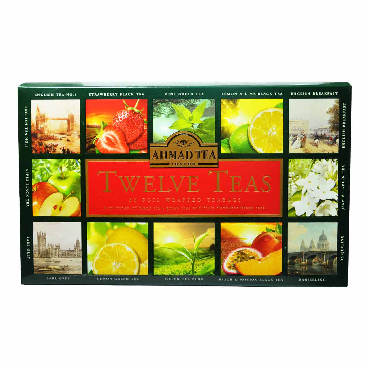 چای تی بگ مخلوط ۱۲ طعم ۶۰ عدد احمد – ahmad tea
