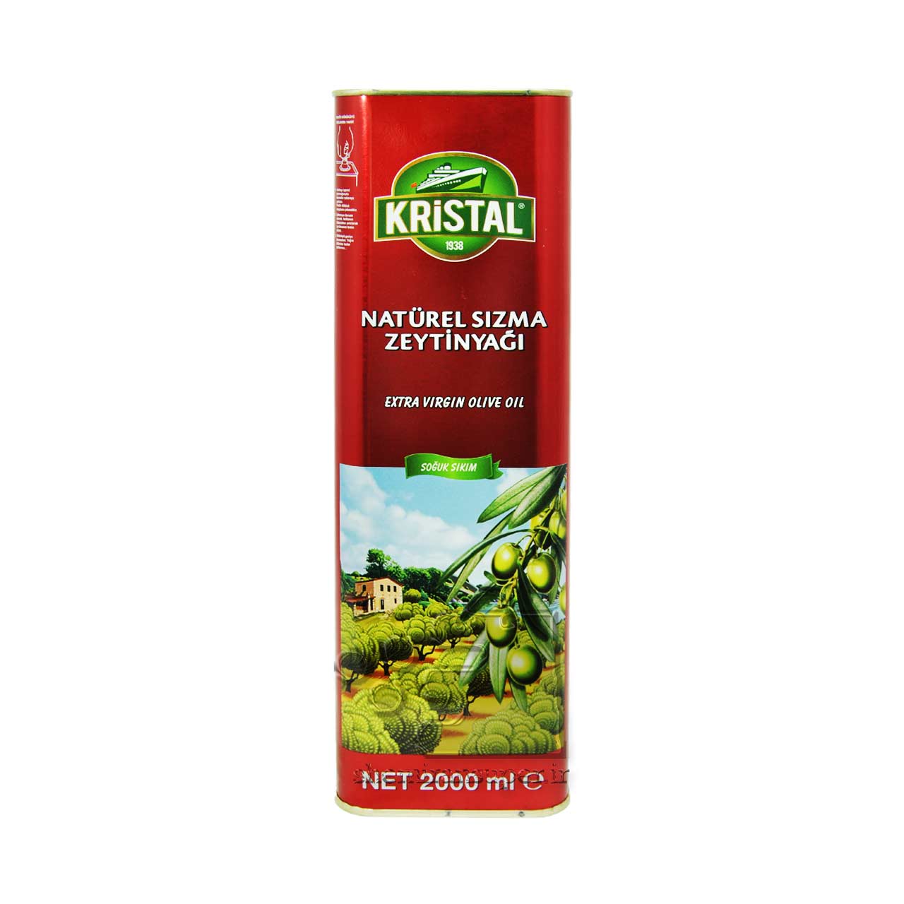 روغن زیتون فرابکر ( پرس سرد ) ۲ لیتر کریستال – kristal — تصویر ۴