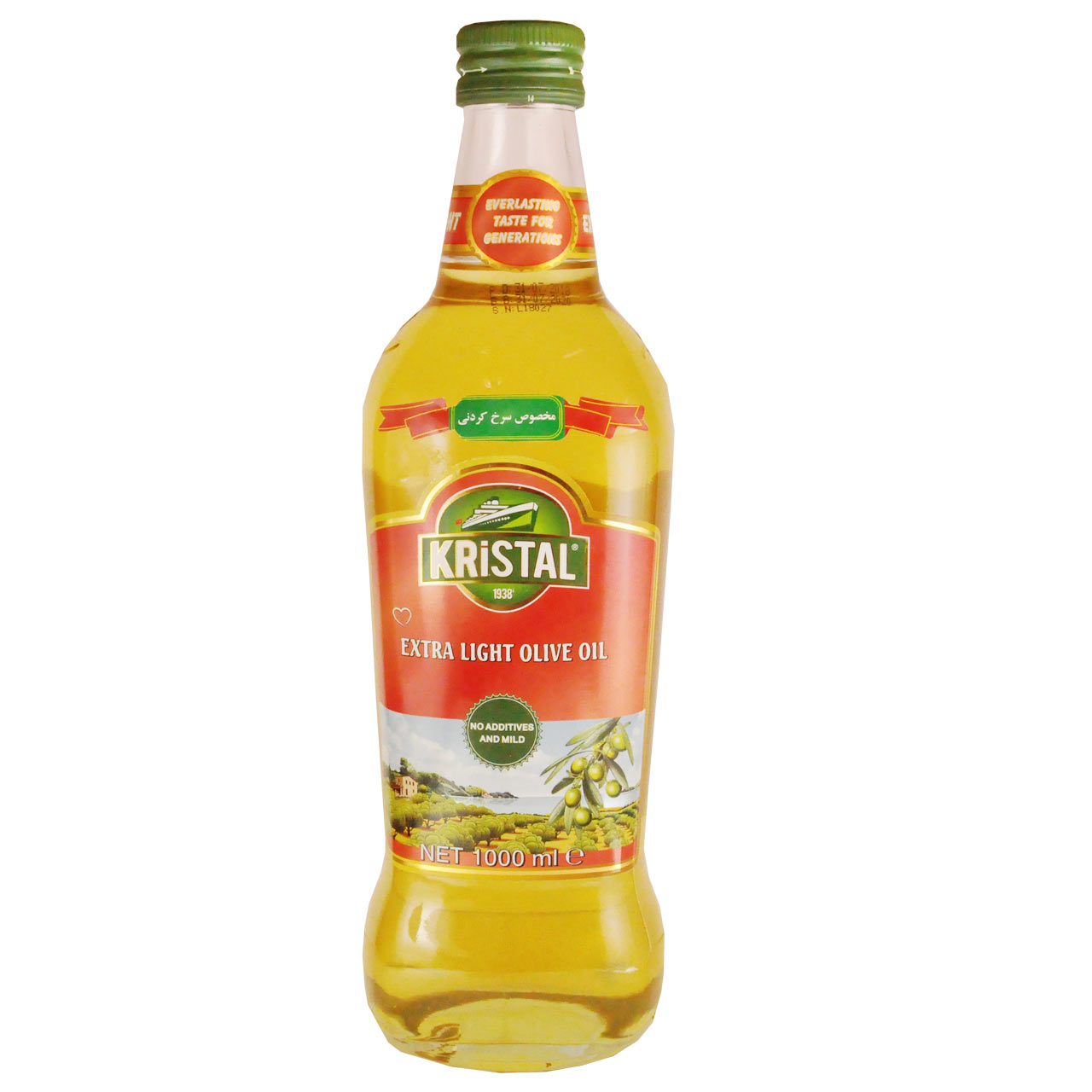 روغن زیتون بی بو ( اکسترا لایت ) یک لیتر کریستال – kristal