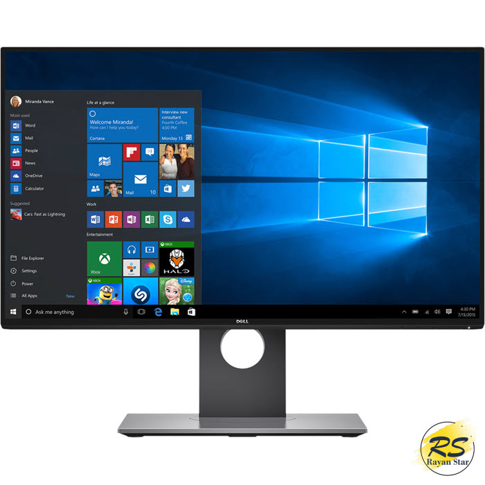 مانیتور دل 24 اینچ فریم لس Dell U2417H