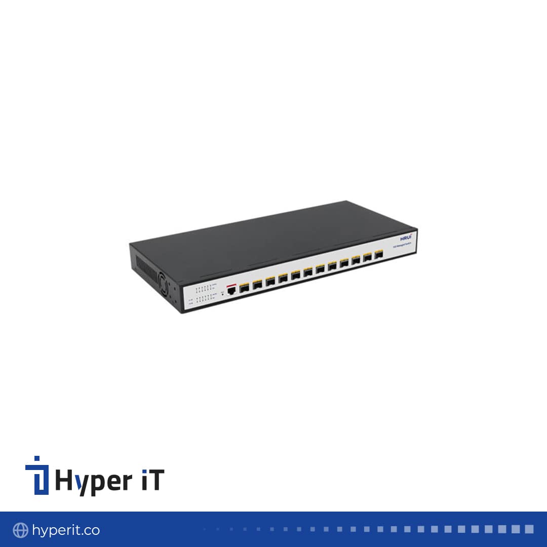سوئیچ مدیریتی گیگ HRUI مدل HR-SWTG3C12F — تصویر ۴