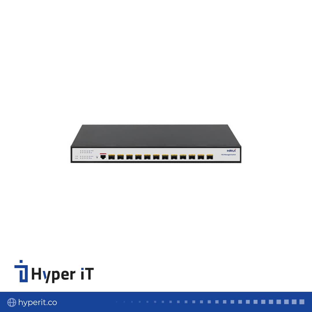 سوئیچ مدیریتی گیگ HRUI مدل HR-SWTG3C12F — تصویر ۲