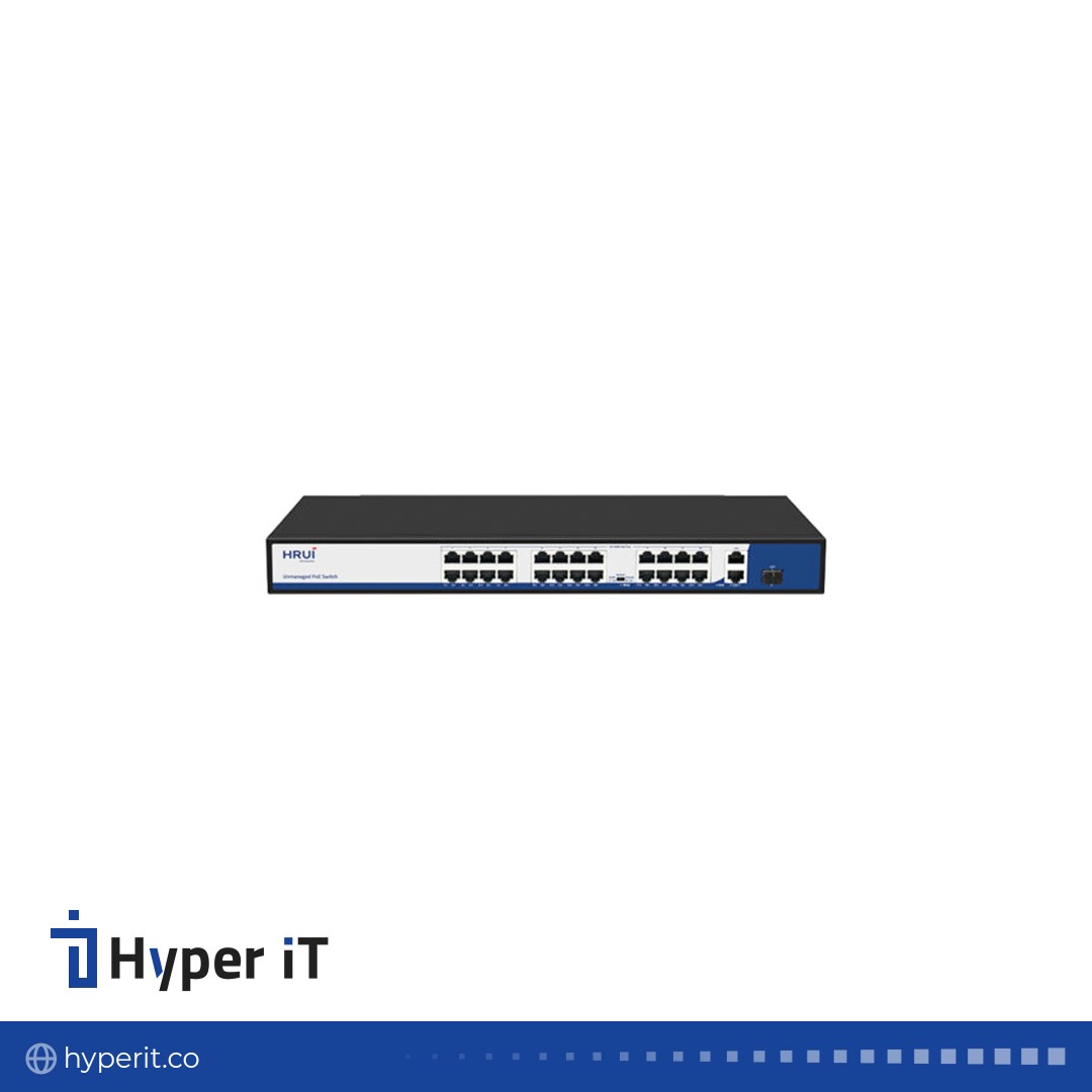 سوئیچ PoE HRUI مدل HR901-AF-2421GS-400