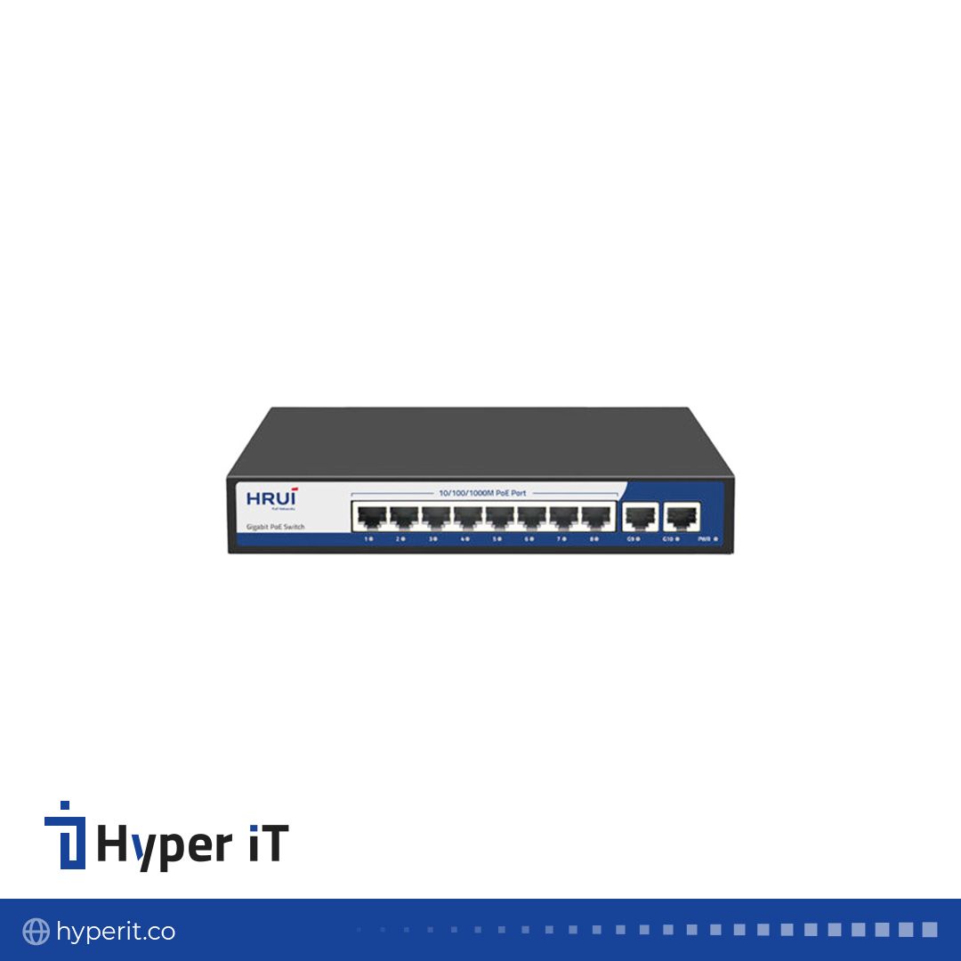 سوئیچ PoE HRUI گیگ مدل HR901-AFG-82N