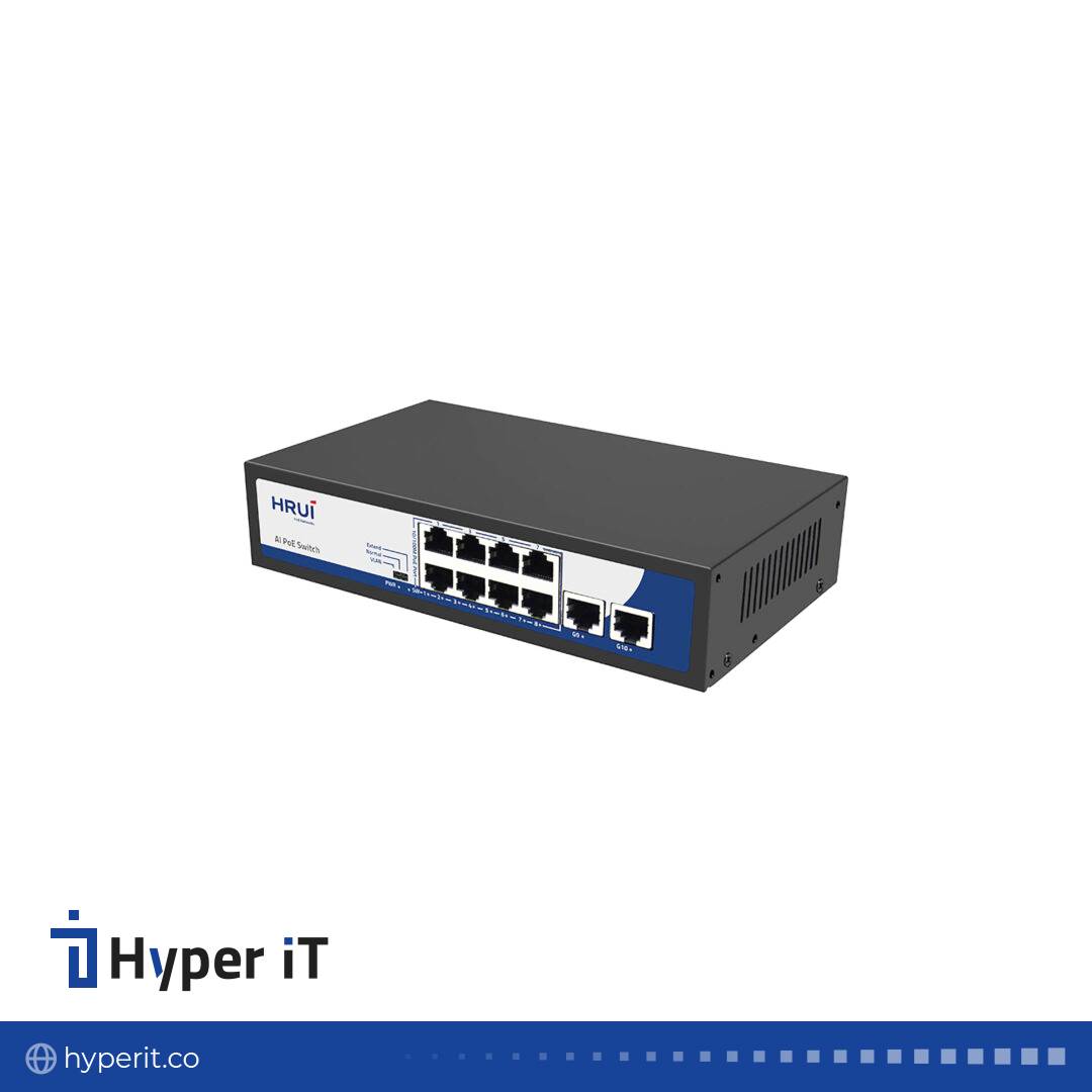 سوئیچ PoE HRUI مدل HR900-AF-82GN — تصویر ۴