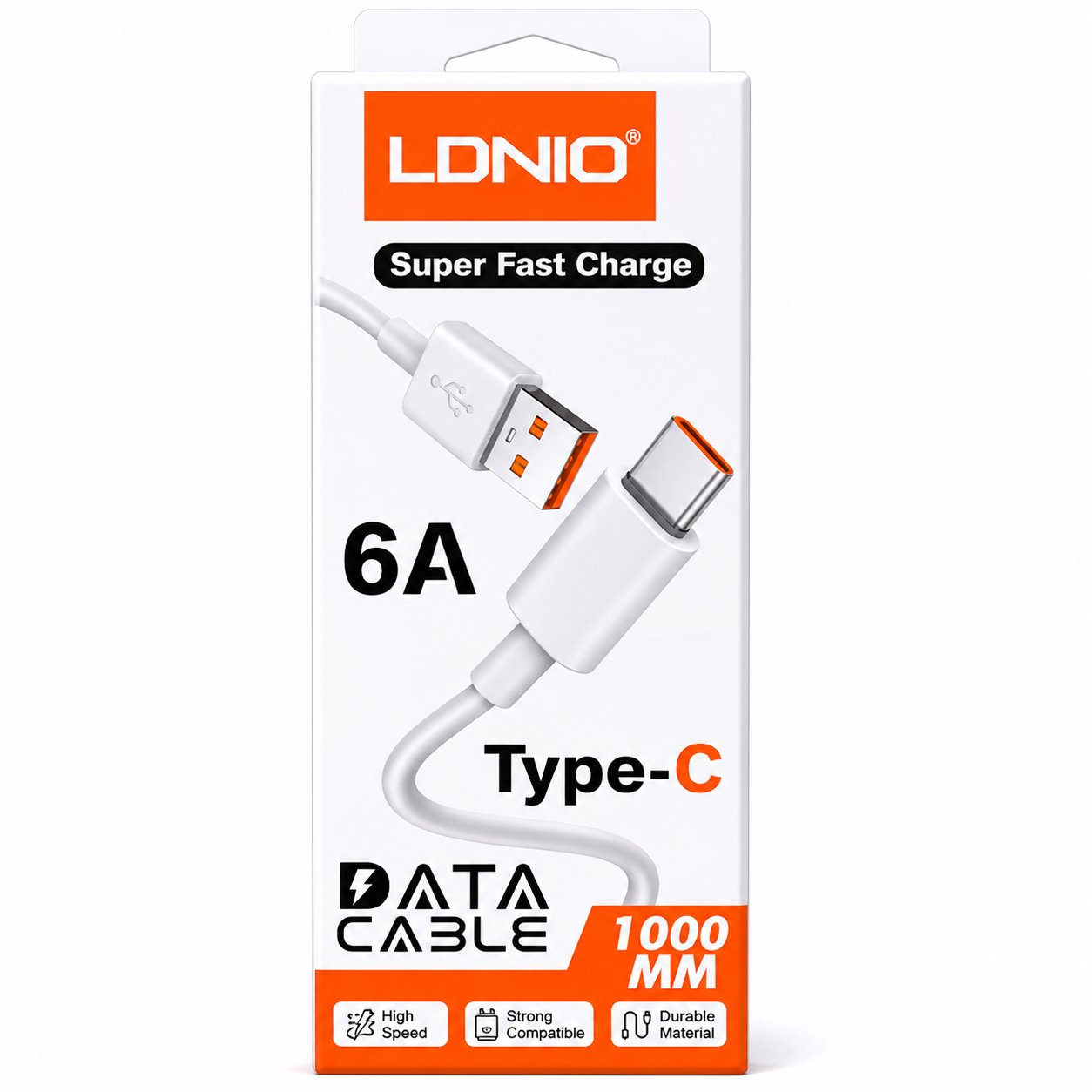 کابل 6 امپر Ldinio type-c