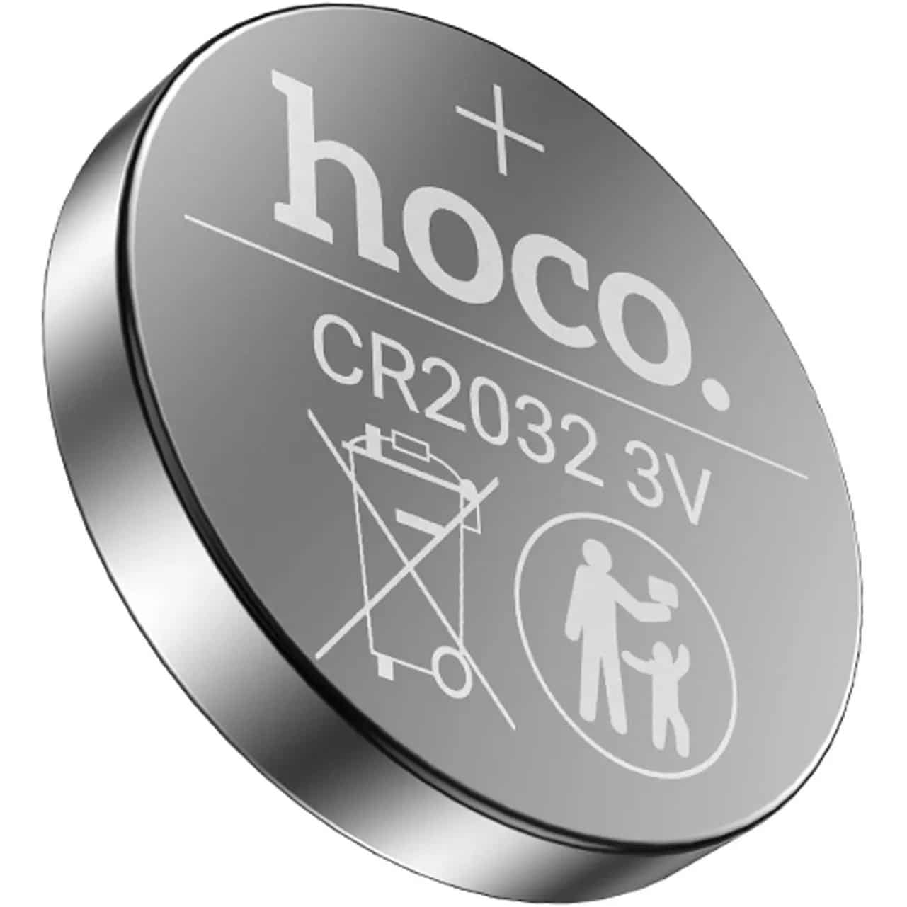 باتری لیتیوم سکه ای 3 ولت CR2032 برند HOCO مدل DLR08 — تصویر ۲