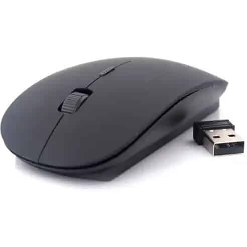 موس بی سیم طرح APPLE مدل A100 مشکی — تصویر ۲