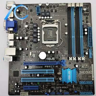 مادربرد دسته دوم ایسوس مدل MAINBOARD USED ASUS P8Q77-M