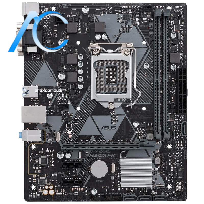 مادربرد دسته دوم ایسوس مدل MAINBOARD USED PRIME H310M-K